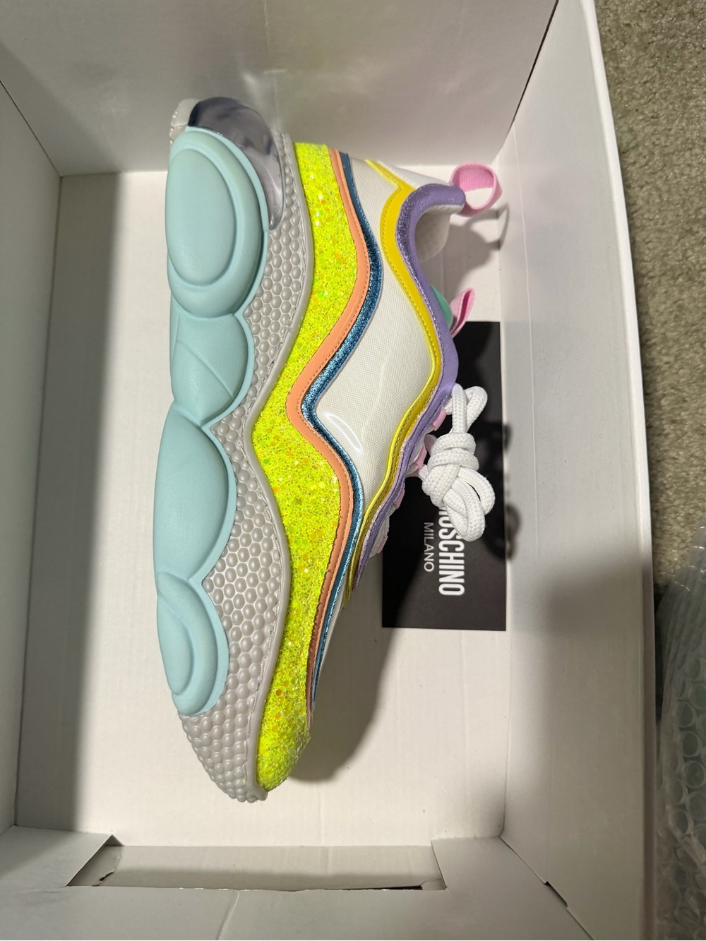 Moschino Teddy Bubble Sneakers - Picture 2 of 10
